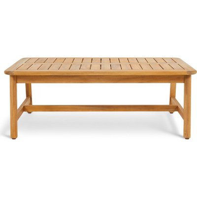 Table basse de jardin rectangulaire en bois FSC - SYMI HOMIFAB