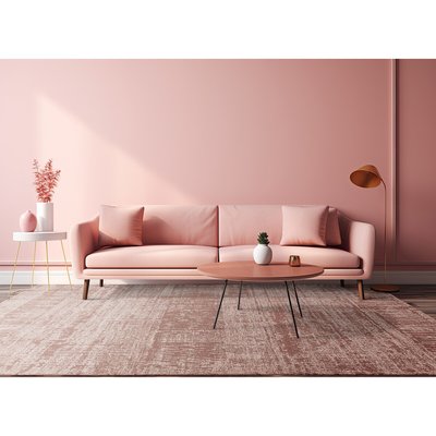 Abstract Chenille Blend Flatweave Rug SO'HOME