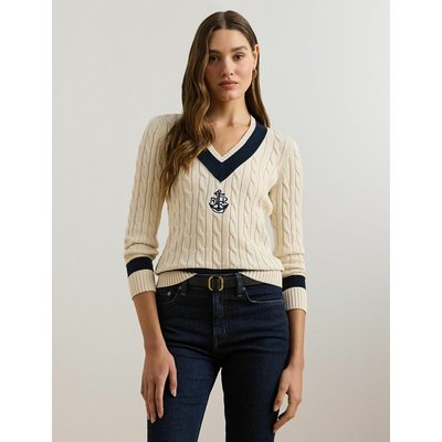 Trui met V-hals en lange mouwen LAUREN RALPH LAUREN