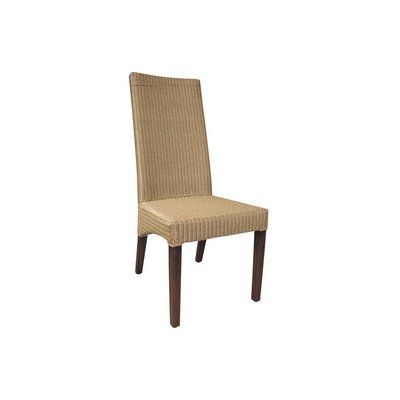 Chaise en loom et teck Simona AUBRY GASPARD