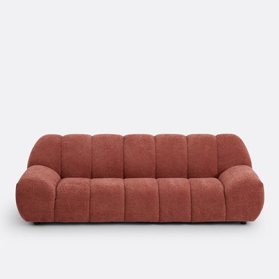 4-Sitzer-Sofa Nuria, Chenillesamt mit Waffelstruktur LA REDOUTE INTERIEURS