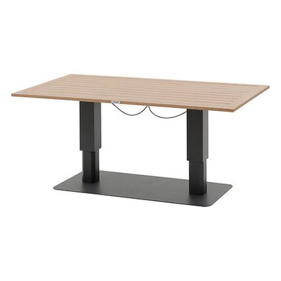 Table de jardin relevable rectangulaire en aluminium SALIMIA HESPERIDE