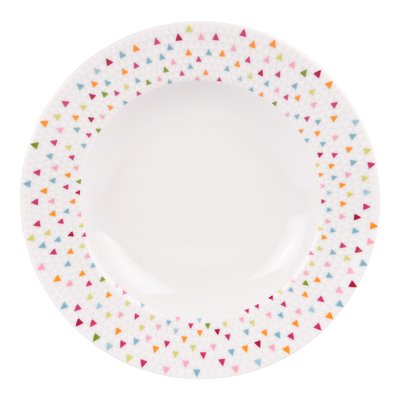 Assiette creuse   22 cm (lot de 6)-MANAOS TABLE PASSION