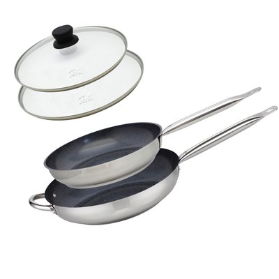 Lot 2 poêles de cuisson avec revêtement céramique sans PFAS ELO