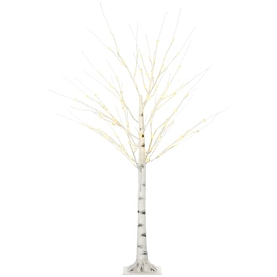 Arbre illuminé PP Blanc HOMCOM