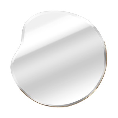 Miroir décoratif rond en Métal doré, FAROL INSPIRE