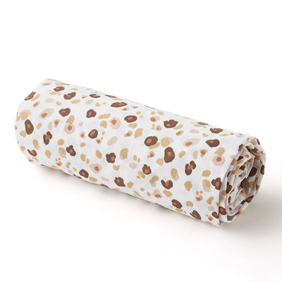 Drap housse enfant en coton LÉOPARD COCOEKO