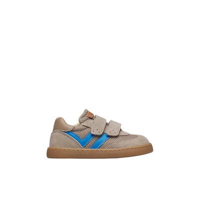 Sneakers pieds nus en cuir et tissu KEVIS 2 VL. NATURINO
