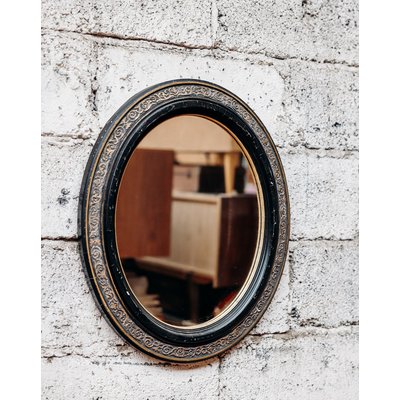 Miroir ovale Georges N°353 - Bon état DEBONGOUT