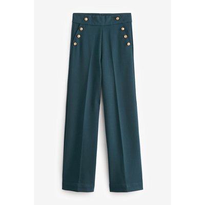 Pantalon large boutonné point de rome NEXT