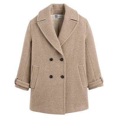 Caban double boutonnage en laine mélangée POMANDERE X LA REDOUTE