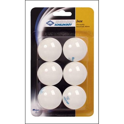 Set de balles de tennis de table. Jade blanches MTS SPORTARTIKEL