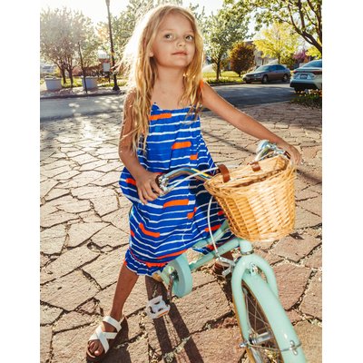 Robe en Coton Évasée avec Motif ZIPPY