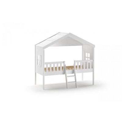 lit cabane blanc HOUSEBEDS VIPACK