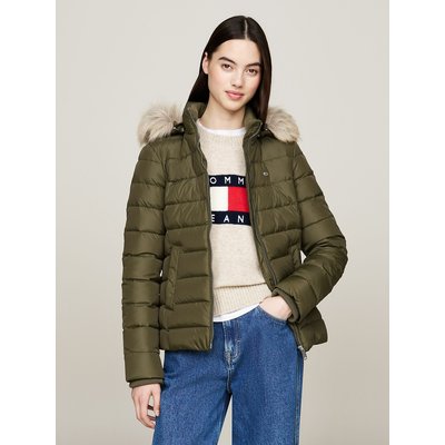 Blusão curto, com fecho e capuz TOMMY JEANS