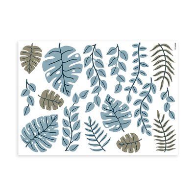Stickers muraux feuilles de monstera TANZANIA LILIPINSO