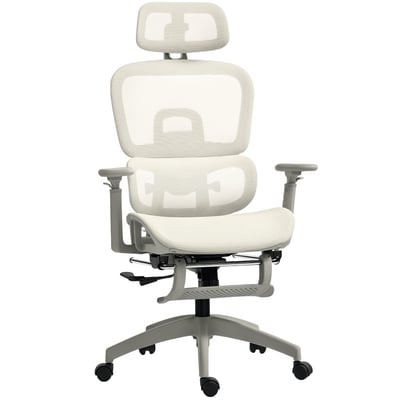 Chaise de bureau Maille Beige HOMCOM