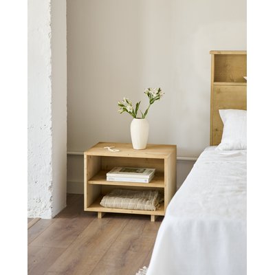 Table de chevet en bois de sapin - GINA HANNUN