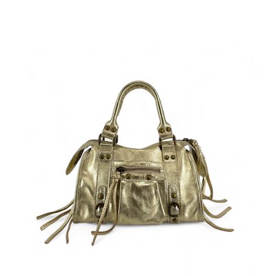 Mini-sac bowling en cuir brossé SANDSTORM MINI OH MY BAG