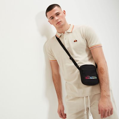 Rooks Cotton Polo Shirt with Embroidered Logo and Short Sleeves ELLESSE