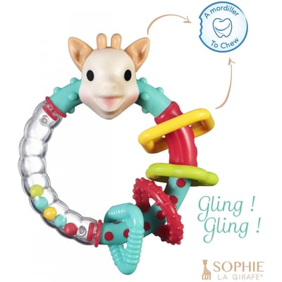 Hochet multi-texturé Sophie la girafe VULLI