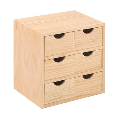 Bloc 6 Mini Tiroirs H28 Cm X L28 Cm X P20 Cm ASTIGARRAGA