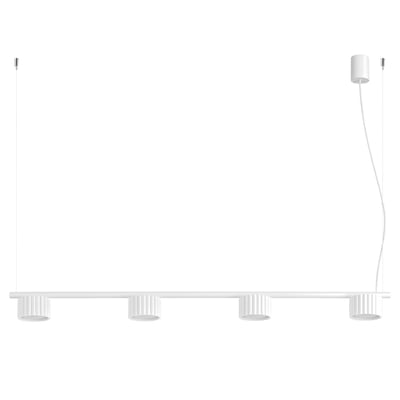 Lustre Aluminium Blanc Gx53 4 AURA EDEN