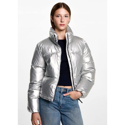 Manteau argente fille La Redoute