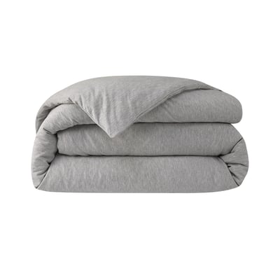 Housse de couette en coton modal gris, BOSS SENSE BOSS HOME