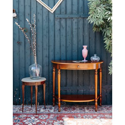 Table d'appoint demi-lune Hanna N°458 - Bon état DEBONGOUT