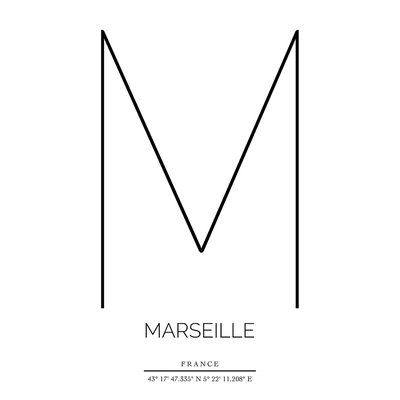 Tableau Marseille HEXOA