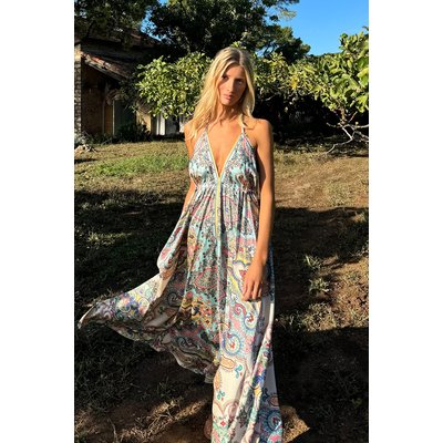 Robe longue satinée MOLLY BRACKEN