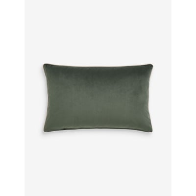 Coussin en velours mat avec liseré contrasté NEXT