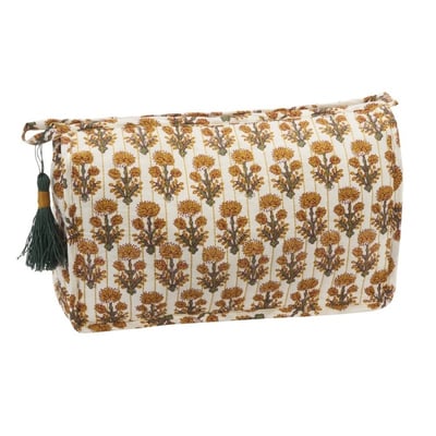 Trousse de toilette coton matelassé floral MADAM STOLTZ