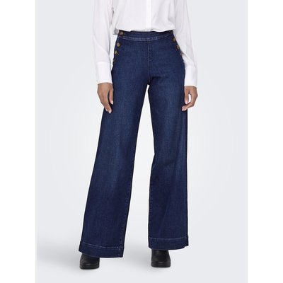 Jean large, taille haute ONLY