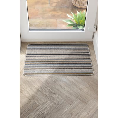 My Stain Resistant Candy Multi Natural Stripe Doormat MY MAT
