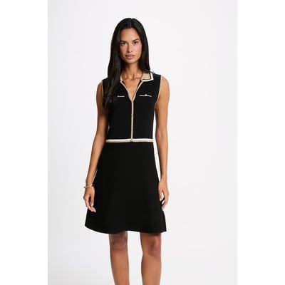 Robe tricot col à revers MORGAN