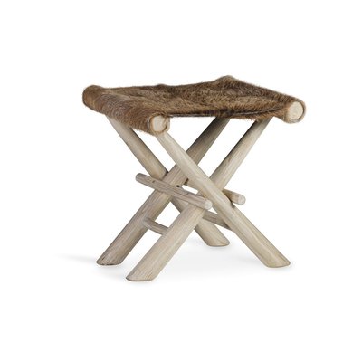 Tabouret cuir DECORATION D’AUTREFOIS