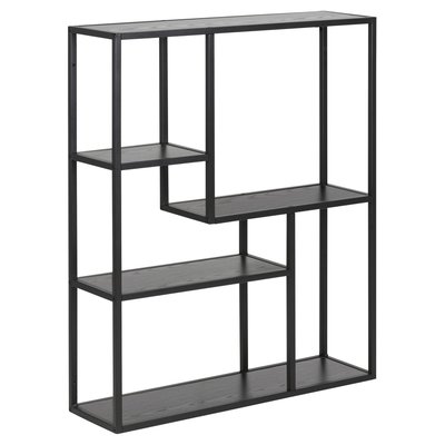 Etagère sur 3 niveaux asymétriques en MDF et métal TOILINUX