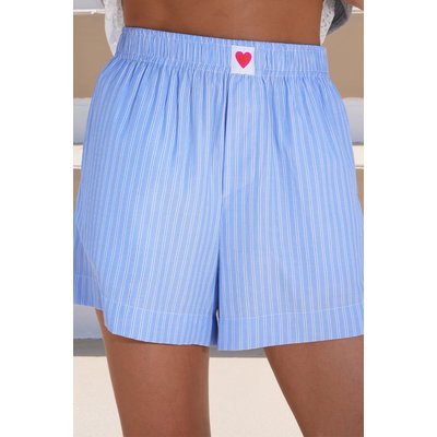 Short caleçon rayé bleu LILI SIDONIO