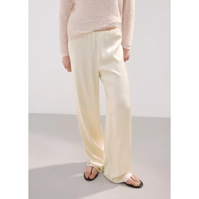 Pantalon droit satiné MANGO