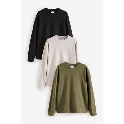 T-shirt manches longues, lot de 3 NEXT