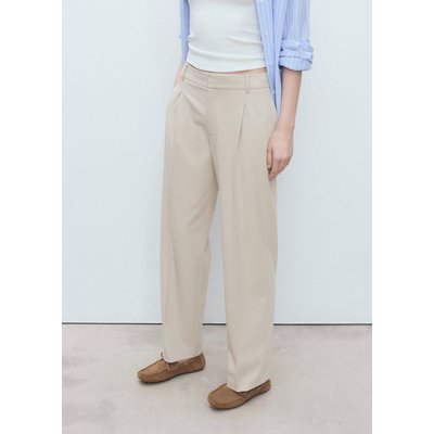 Pantalon droit pinces MANGO