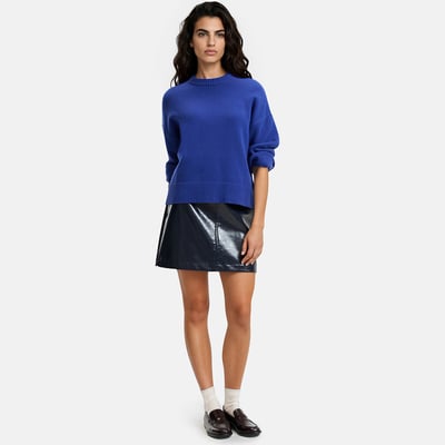 Falda corta de piel sintética LA REDOUTE COLLECTIONS