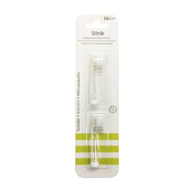 Lot de 2 têtes de brosses à dents Sönik enfant 36 mois et  + BBLÜV