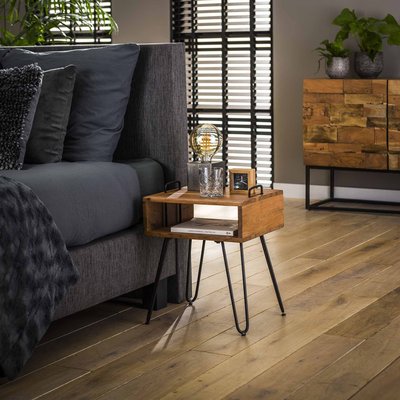 Chevet bois massif niche ouverte MELBOURNE PIER IMPORT