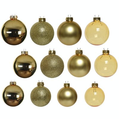 Boules de Noël couleur or (coffret de 42 pièces) PIER IMPORT