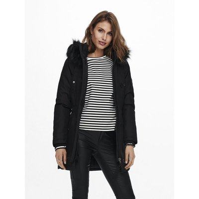 Parka mi-longue à capuche ONLY