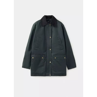 Parka coton en velours côtelé MANGO TEEN