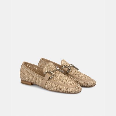 Mocassins à bouts ronds avec strass et étrier ALMA EN PENA
